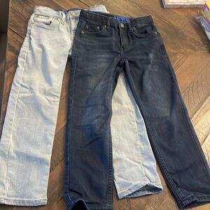 Levi Strauss & co set of 2 jeans boys size 7 reg
